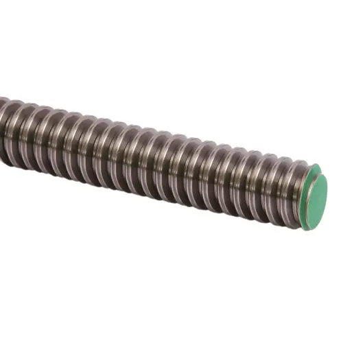 Ντίζα με Τραπεζοειδή Σπείρωμα 1m Inox A2