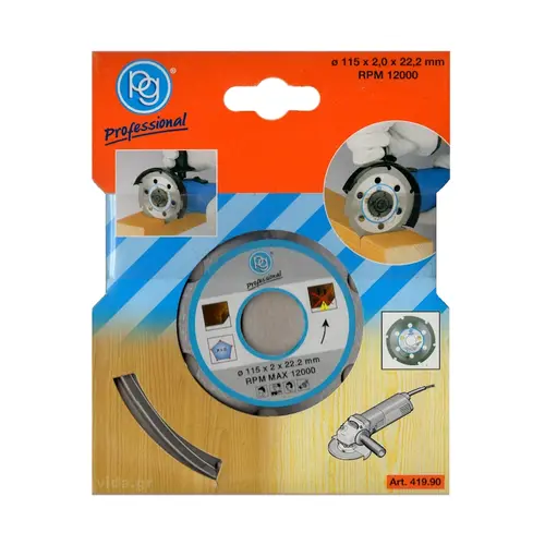 Δίσκος Κοπής Ξύλου 115mm PG (419.90)