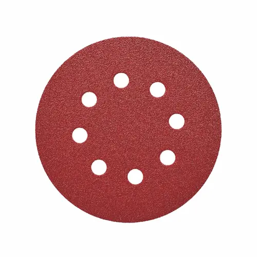 Δίσκος Velcro Κόκκινος 125mm 8 Τρύπες Smirdex