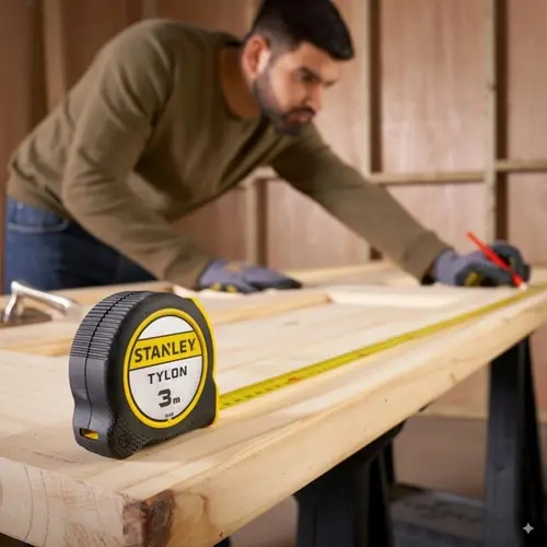 Μετροταινία με Αυτόματη Επαναφορά 3m Stanley (0-30-687)