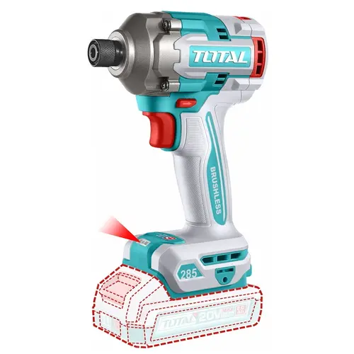 Κατσαβίδι Παλμικό 20V Solo 285Nm Total (TIRLI20281)