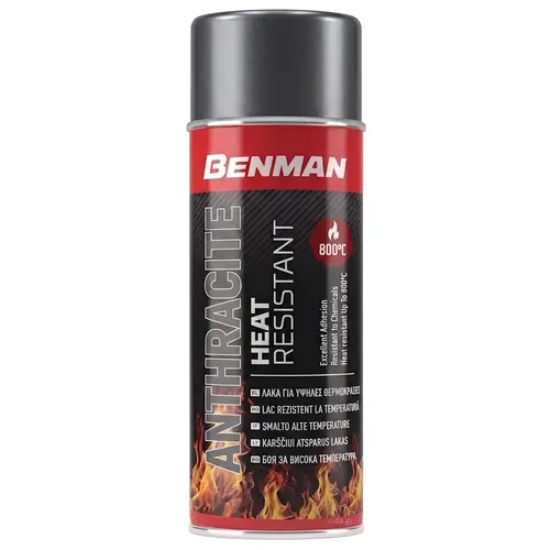 Σπρέι Πυράντοχο 800°C Ανθρακί 400ml Benman (28548)