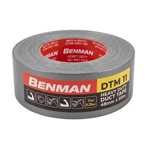 Ταινία Υφασμάτινη 48mm x 50m Γκρι Benman (33474)