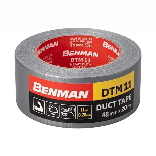 Ταινία Υφασμάτινη 48mm x 20m Γκρι Benman (39923)