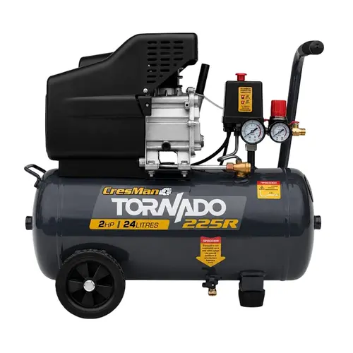 Αεροσυμπιεστής Λαδιού 25Lt 2Hp Cresman Tornado (225R)