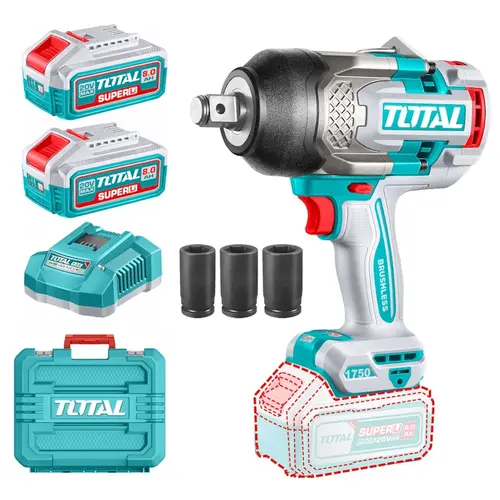 Μπουλονόκλειδο 3/4 20V 1750Nm 2x8Ah Total (TIWLI20175E)
