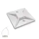 Βάσεις Δεματικών Αυτοκόλλητες 19x19mm 100τεμ. Benman (70874)