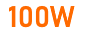 100w sticker