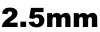 2.5mm