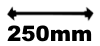 250mm