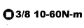 3/8 10-60 Nm