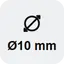 Τρυπάνι Ø10 mm (pictogram)